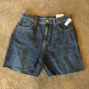 Old Navy High Rise Slouchy Straight Jean Shorts